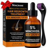 Nincrane minoxidil 5 percent bottle for targeted regrowth application.