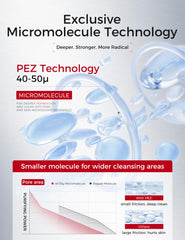 NING DERMOLOGIE PHA-HA close-up reveals exfoliating particles for smoother texture.