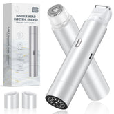 NIPOO Bikini Trimmer dual-head close-up for fast shaping with smooth skin.