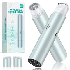 NIPOO bikini trimmer dual-head close-up for smooth shaping