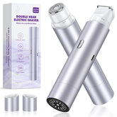 NIPOO Bikini Trimmer front view in purple for comfortable handling and on-the-go grooming