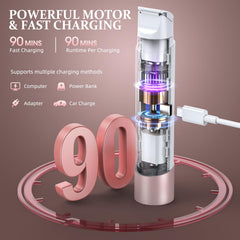 NIPOO bikini trimmer USB-C charging for travel-ready cordless power.
