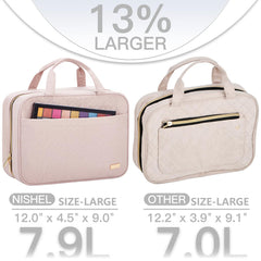 NISHEL bag with transparent window enables quick security checks and visibility.
