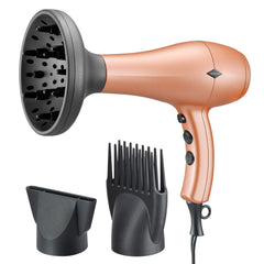NITION negative ions ceramic hair dryer front view, lightweight for effortless home styling.