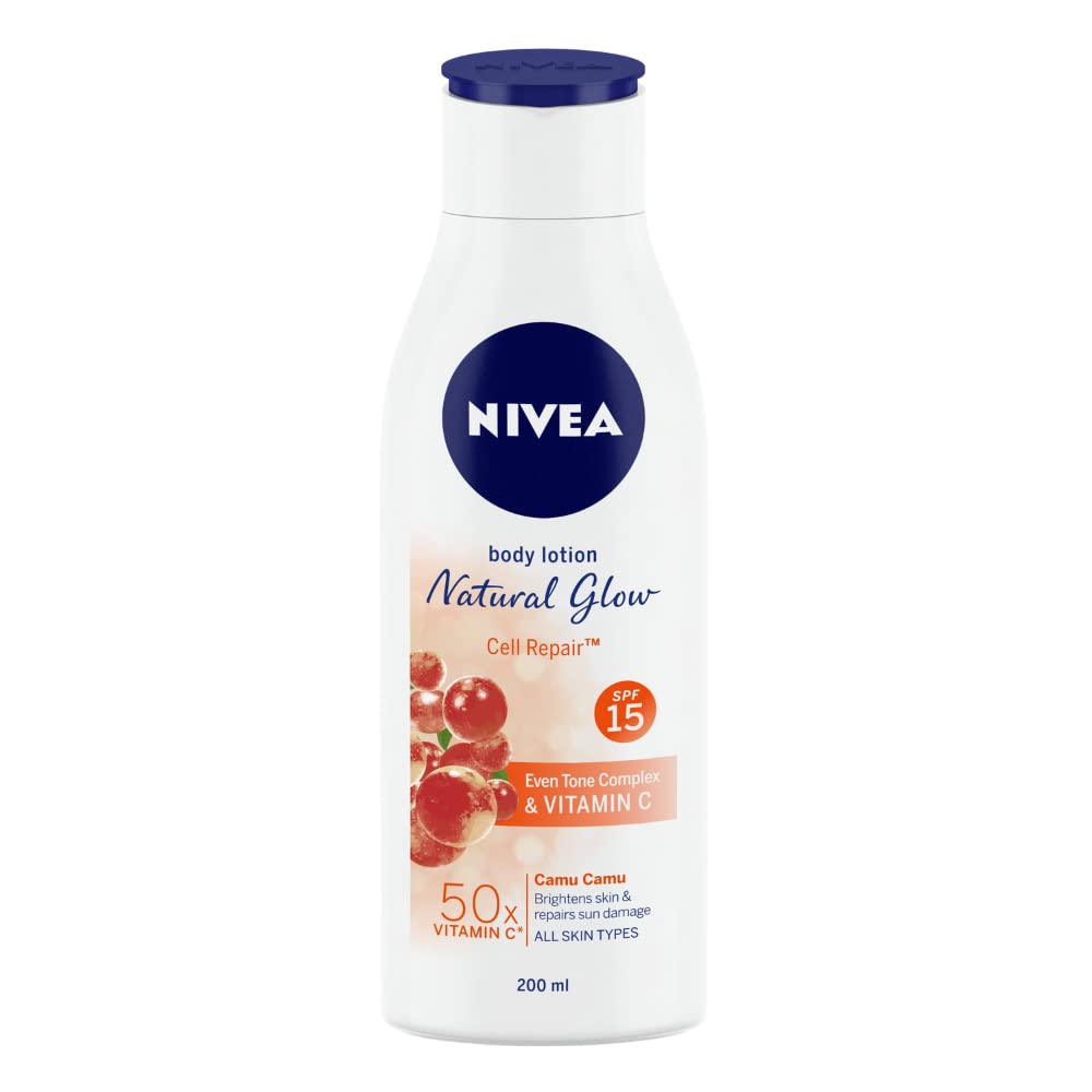 NIVEA Body Extra Whitening bottle-front view highlights hydration potential.