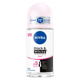 NIVEA Invisible for Black & White pack3 front view showing three-pack convenience for daily protection.
