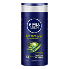 NIVEA Men Energy: gel de ducha en botella para limpieza 3 en 1