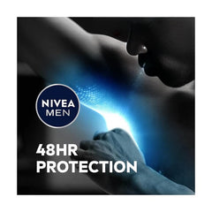 NIVEA Men Invisible three-pack packaging highlights long-lasting freshness.