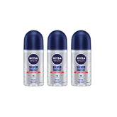 NIVEA Men Silver Protect roll-on bottle delivers all-day freshness with 48-hour protection.