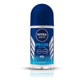 NIVEA MEN Fresh Active deodorant pack of six for reliable all-day freshness.