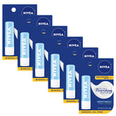 NIVEA Smoothness Lip Care SPF 15 packaging for on-the-go nourishment.