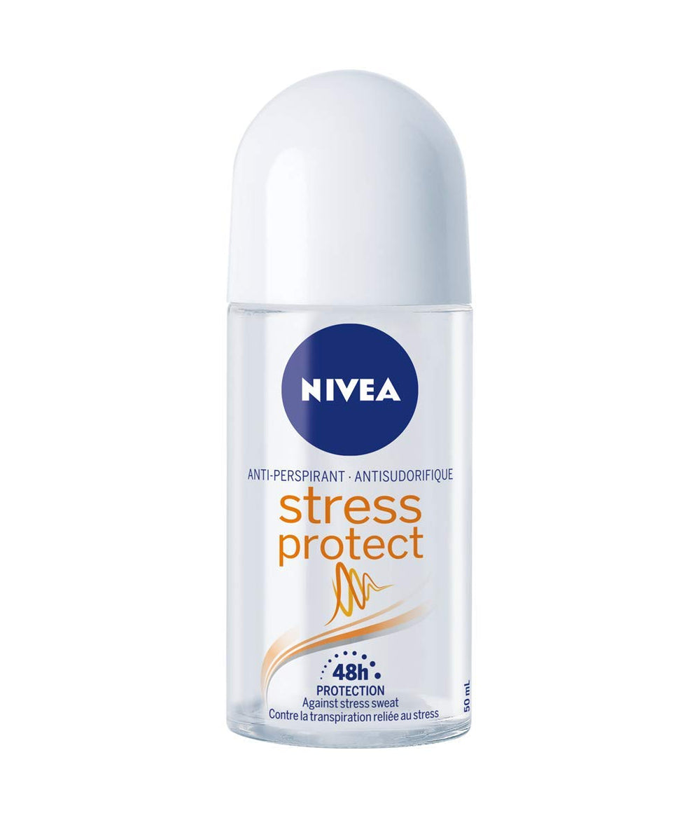 NIVEA Stress Protect roll-on 50ml front view for daily freshness during stressful moments
