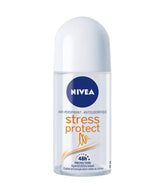 NIVEA Stress Protect roll-on 50ml front view for daily freshness during stressful moments