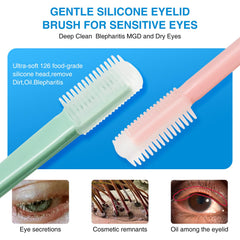 NKQ Eyelid Brush compact ergonomic design supports precise, effortless daily eyelid care.