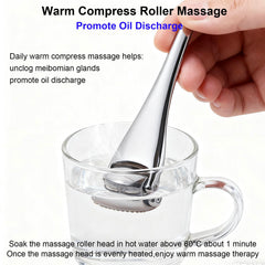 NKQ Travel-friendly eye roller fits in purse, enabling on-the-go comfort