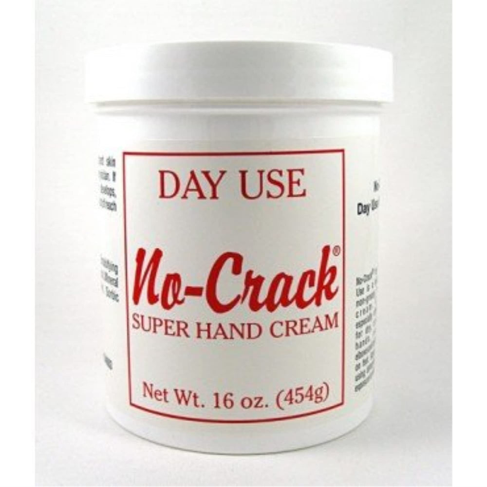 No Crack Day Use Cream 16oz bottle with pump for fast, non-greasy moisture.