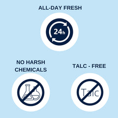 No Hair Crew men's intimate powder jar suits discreet daily use and chafing prevention.