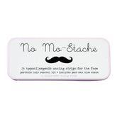 No Mo-Stache lip wax strips packaging ready for salon-like hair removal at home