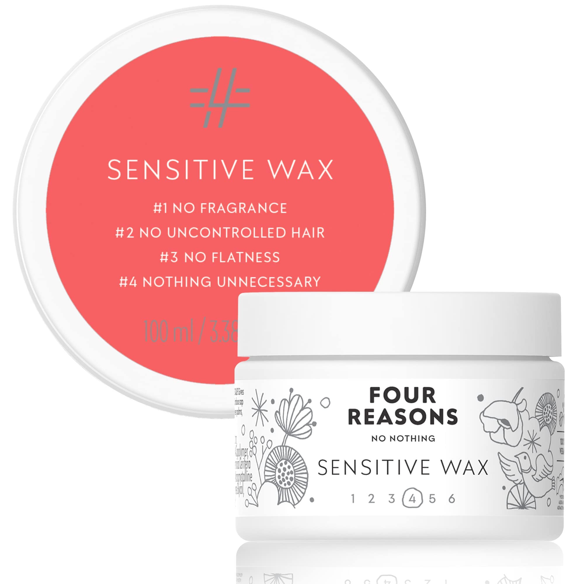 No Nothing Hair Wax strong hold application demonstrate flexible texture for all hair types