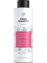 No nothing Sensitive Shampoo bottle shows fragrance-free formula for sensitive scalps and color-treated hair.
