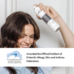 No Nothing vegan formula highlights gentle, talc-free ingredients for everyday refresh.