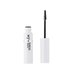 No7 Beautiful Eyebrows Gel curved wand application for precise brow shaping.