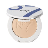 No7 Lift & Luminate powder compact front view for a flawless makeup finish