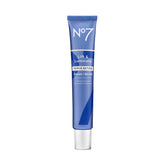 No7 Lift and Luminate serum bottle closeup highlighting premium packaging and ease of daily use.