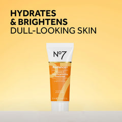 No7 Radiance Trio exfoliating cleanser gentle scrub texture ready to refresh skin