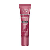 No7 Restore & Renew serum bottle — hydrating anti-aging formula for mature skin.