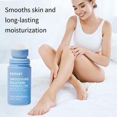 NOEEWUPO after-shaving-application demonstrates quick-absorb routine for sensitive skin