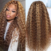 Noella 13x6 honey blonde lace-front wig with natural daily wear blend.