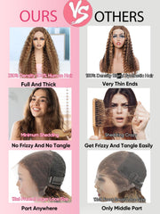 Noella pre-plucked hairline wig offers a natural-looking front appearance.