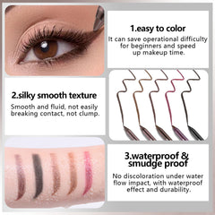 Noerrors metallic brown adds shimmer and depth.