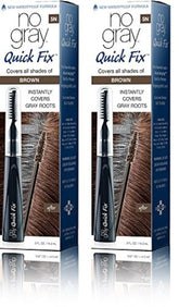 No Gray Quick Fix brown bottle for on-the-go gray root coverage.