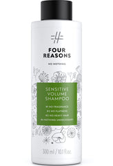 No Nothing Sensitive Volumizing Shampoo bottle front for fragrance-free volume