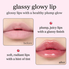 NOONI Appleplum gloss-sheen swatch showing kissable color