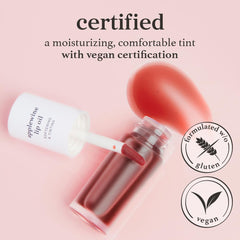 NOONI Korean lip oil gloss wand for precise tint and smooth lips