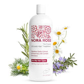 Nora Ross Garlic Extract Oil Control Clarifying Shampoo bottle for oil control and scalp refresh