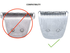 Norelco precision comb demonstrates compatibility with MultiGroom models for versatile grooming options.