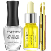 NORCICO gel-polish-remover-bottle enables quick, gentle removal with minimal odor.