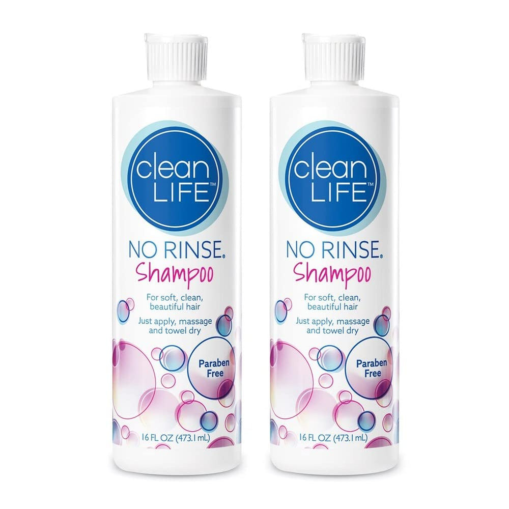 No-Rinse Shampoo bottle 16 oz for quick refresh without water