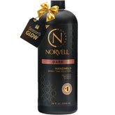 Norvell premium spray tan solution dark bottle for deep bronze finish