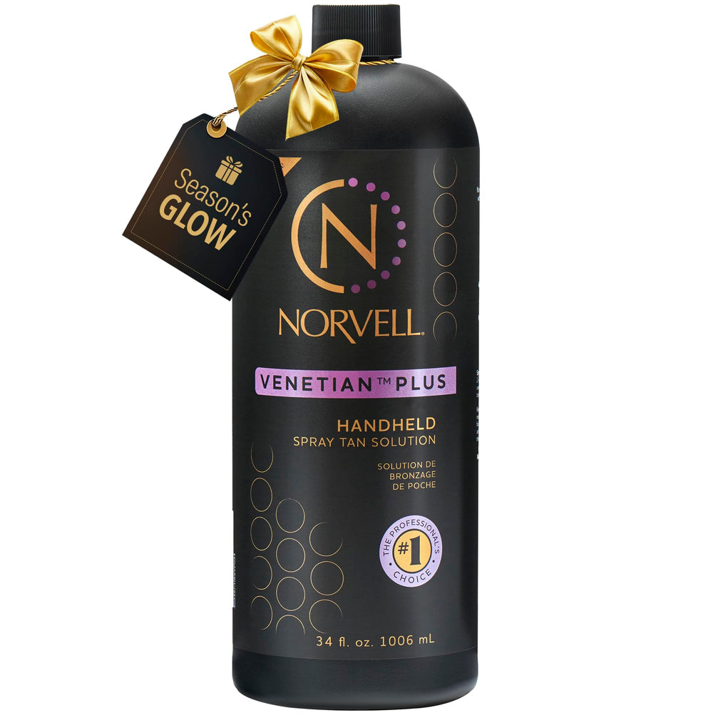 Norvell Venetian Plus bottle with deep bronze color preview.