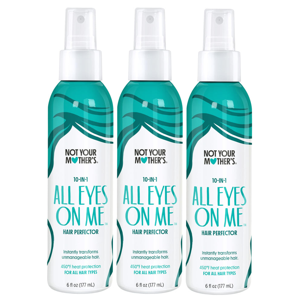 Not Your Mother's All Eyes On Me bottle with 10-in-1 formula for smoother, frizz-free hair.