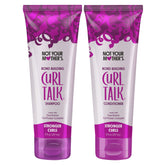 Not Your Mother's Curl Talk bond-building shampoo bottle enhances curl resilience and hydration.