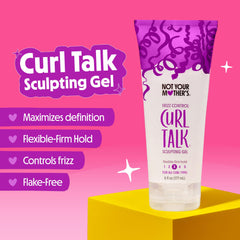Not Your Mother's Curl Talk cream application defining curls with moisture and shine