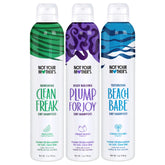 Not Your Mother's Dry Shampoo Spray Signature Collection 3-Pack on display for refreshed hair.