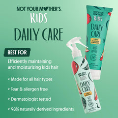 Not Your Mother's Kids Daily Care 2-in-1 shampoo lather close-up highlighting detangling.
