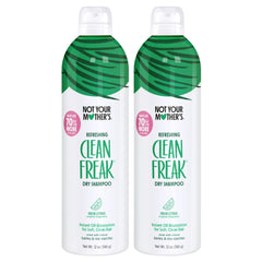 Not Your Mother's Value Pack refreshing dry shampoo bottle demonstrates instant oil absorption for quick refresh.